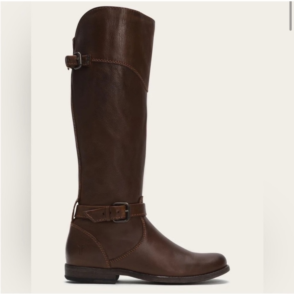 Frye Philip Riding Boot, Brown, Size 8